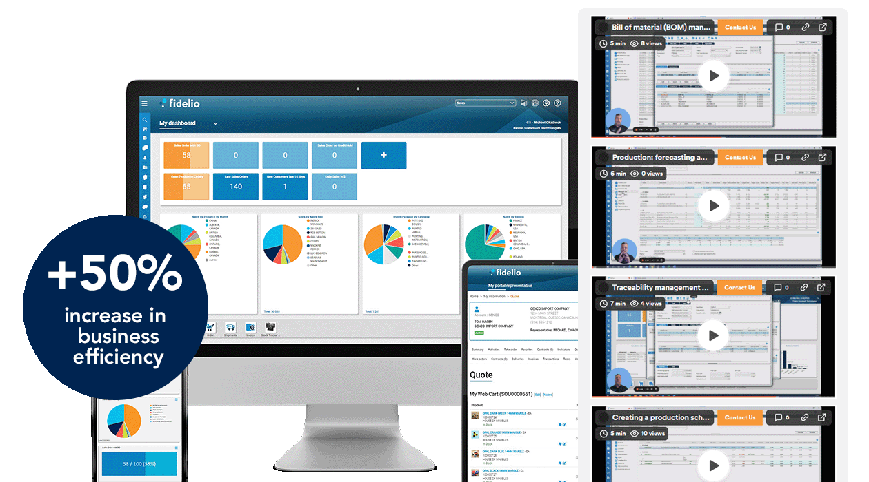 Fidelio ERP demo videos